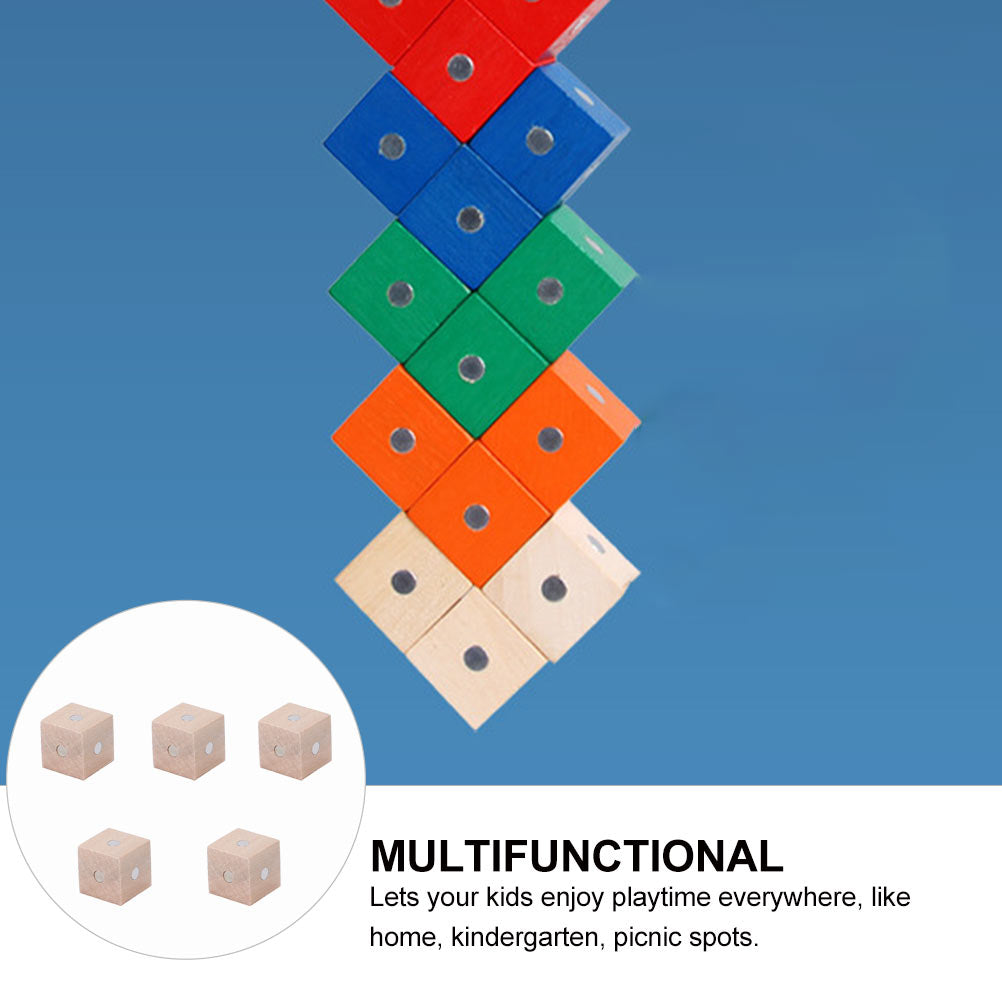 5 Pcs Magnetic Cube Building Blocks Toy A362673