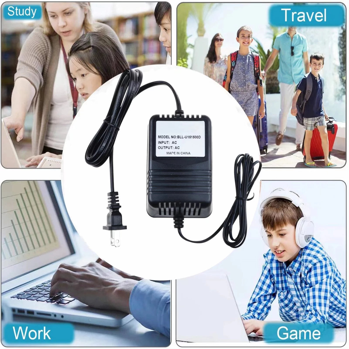Compatible AC-AC Power Adapter N157