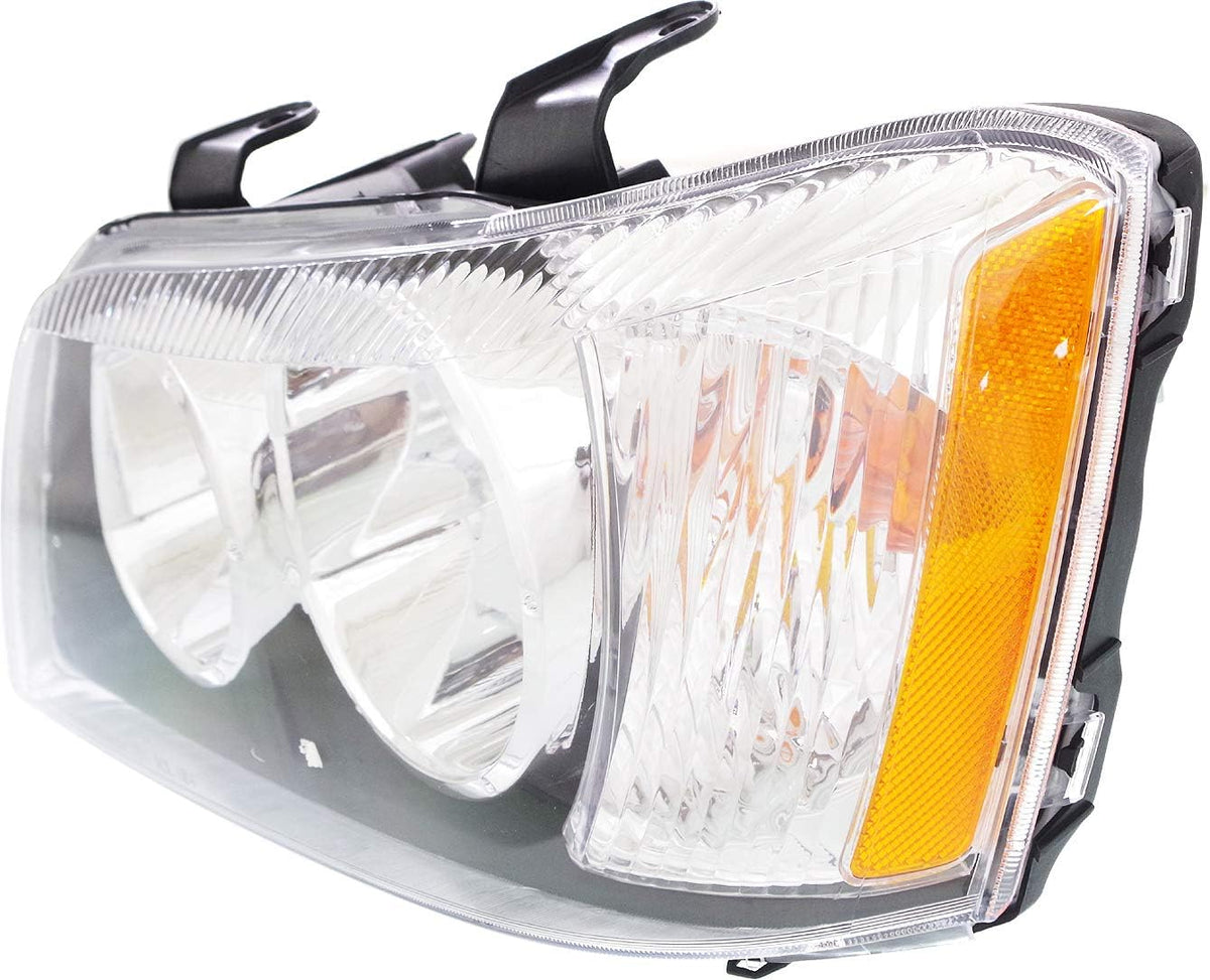 Headlight Set of 2 Clear Lens Halogen With bulbs Q61528