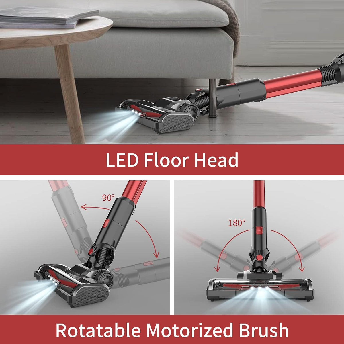 Cordless Stick Vacuum Cleaner 25Kpa 40min 250W K860