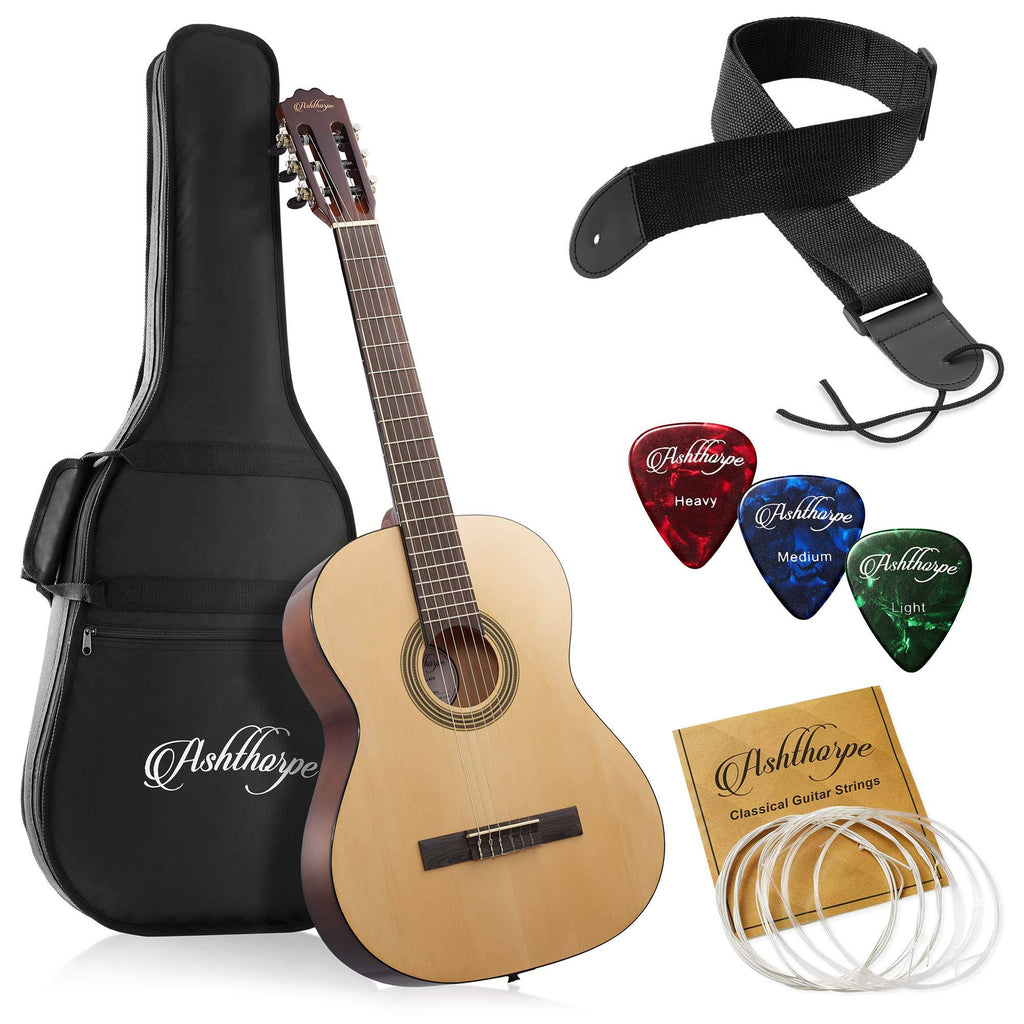 39-in Full-Size Classical Acoustic Guitar with Nylon Strings O8636