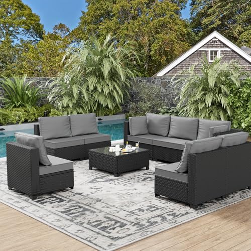 8-Person Rattan Patio Conversation Set Z70902