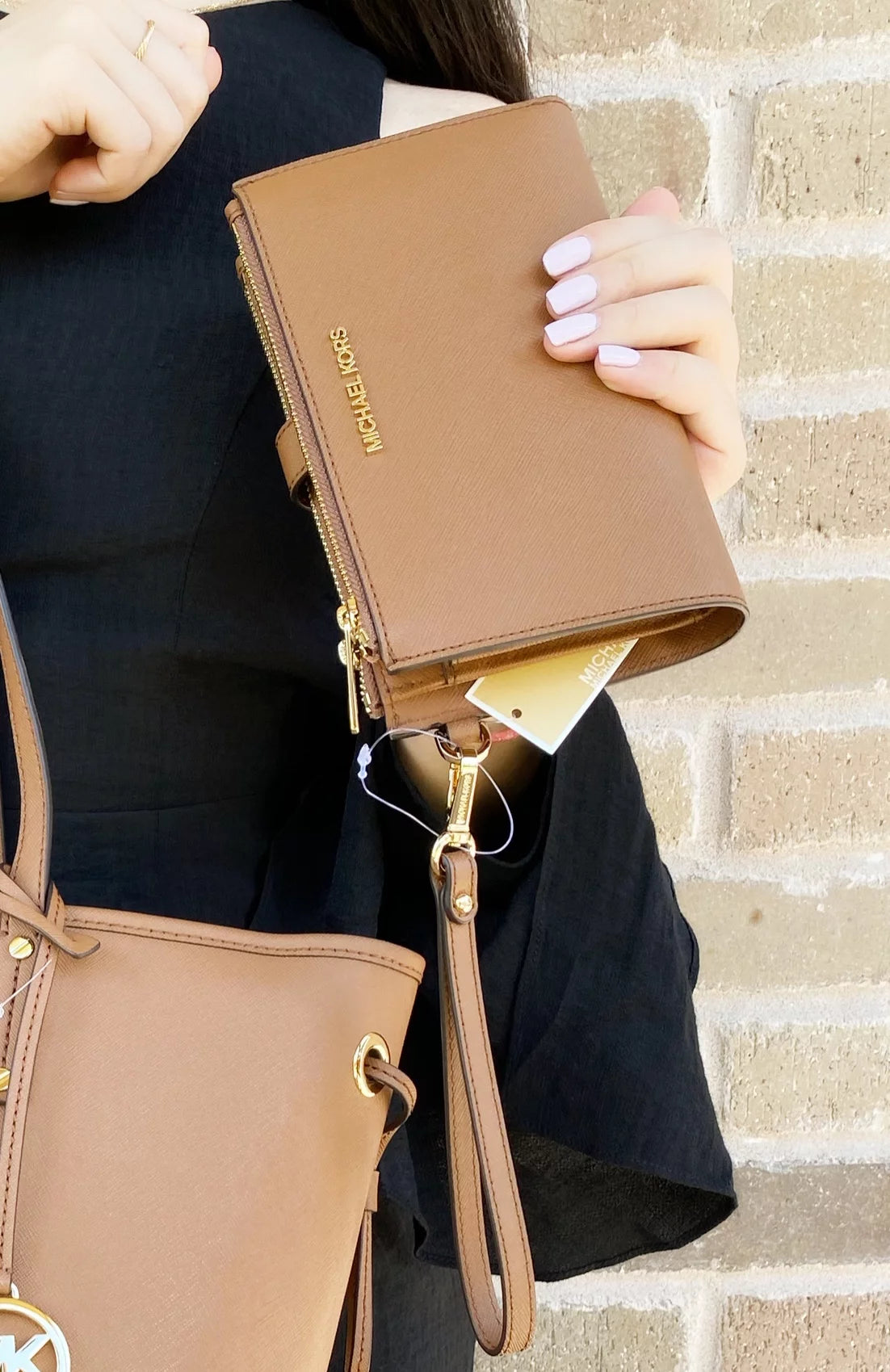 Leather Wristlet Phone Wallet P4729