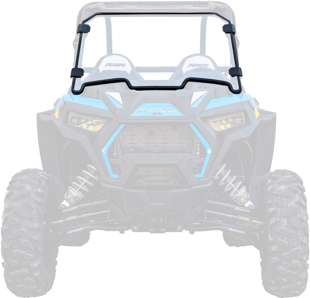 Heavy Duty Full Windshield, 1/4 Thick Clear Scratch Resistant Polycarbonate J33954