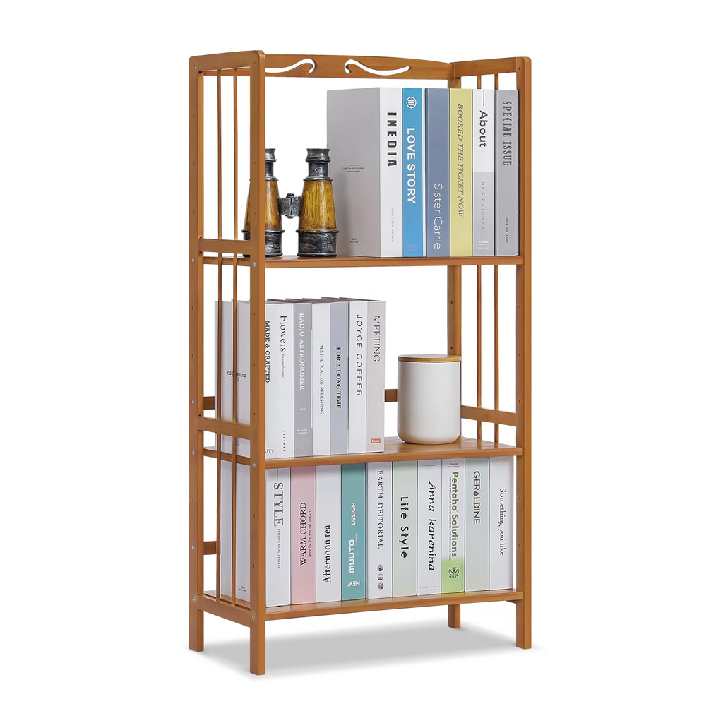 Bamboo 3 Shelves Adjustable Bookshelf R966