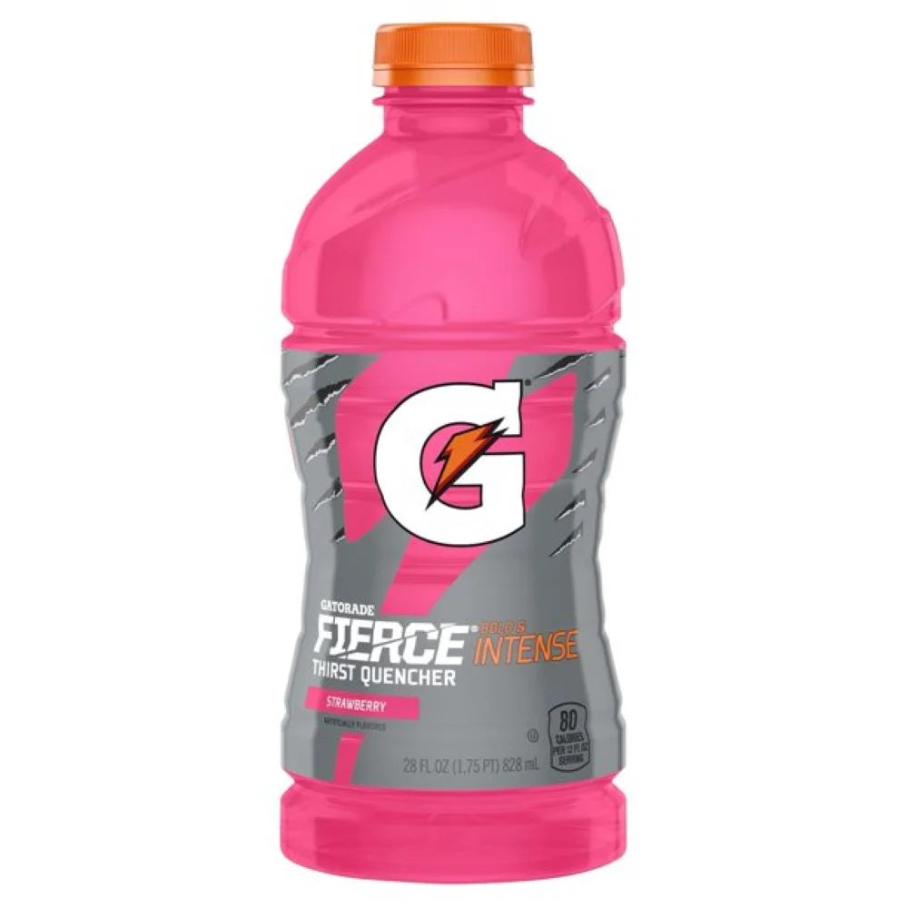 Strawberry Sports Drink, 28 Fl Oz Bottles, Quantity of 4 X65819