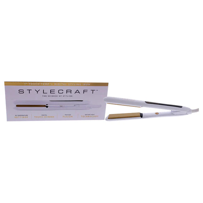 White 1 Inch Digital Flat Iron F42487