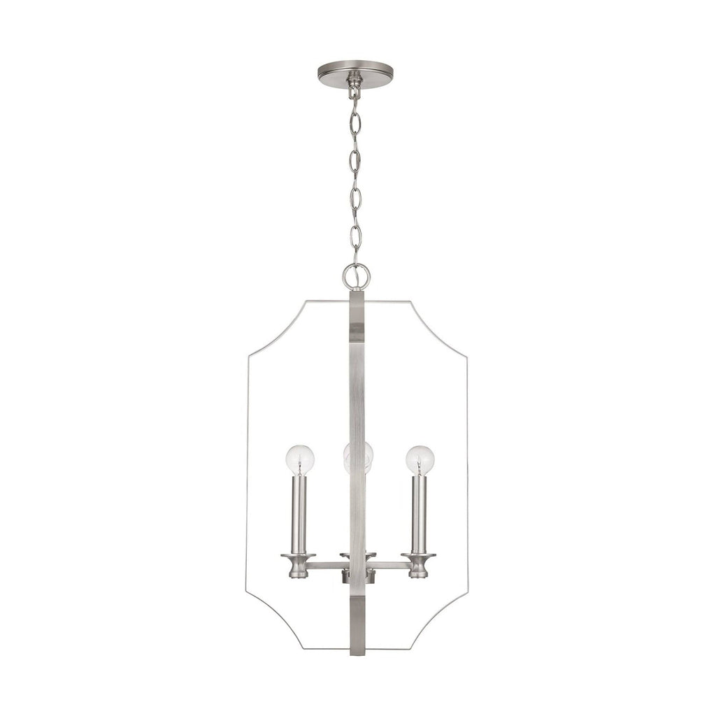 4 Light Foyer Brushed Nickel Q11087