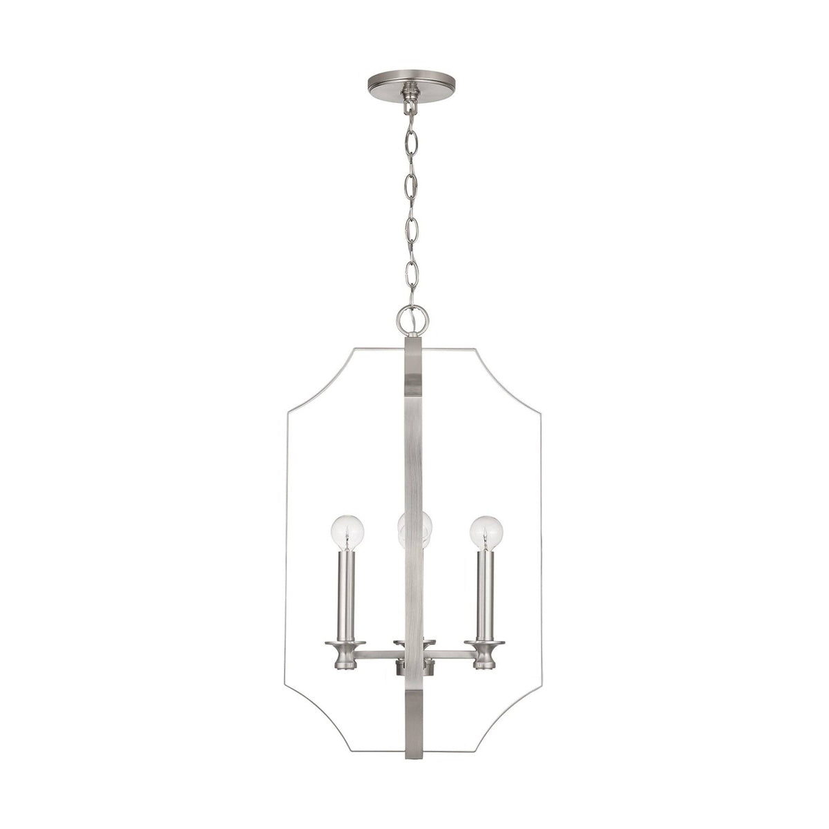 4 Light Foyer Brushed Nickel Q11087