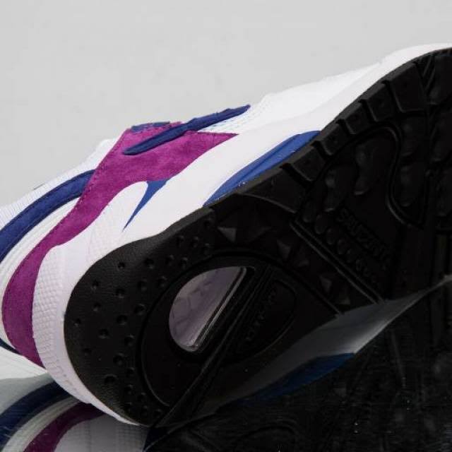 White Purple Suede Sneakers B72233