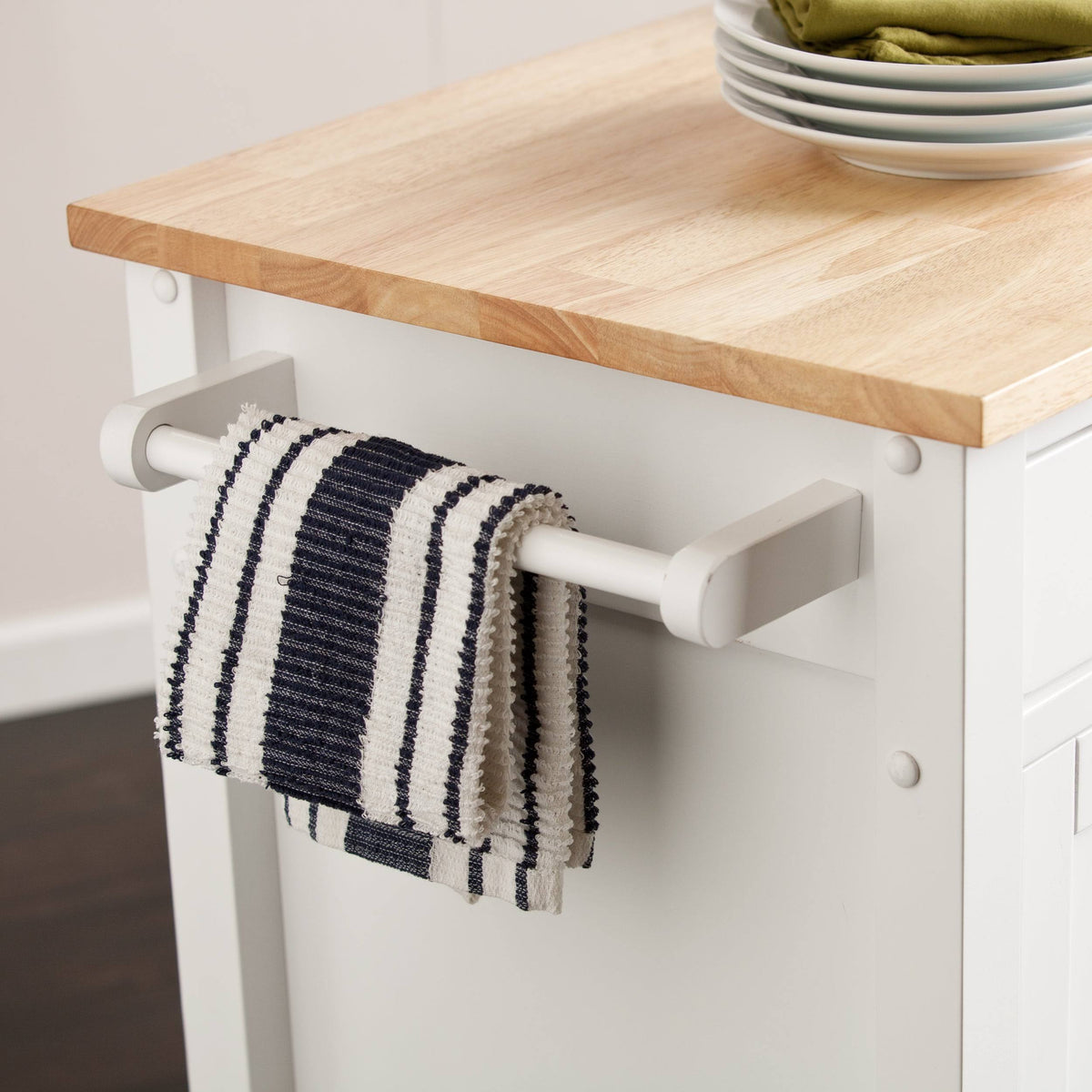 White Kitchen Cart G129850