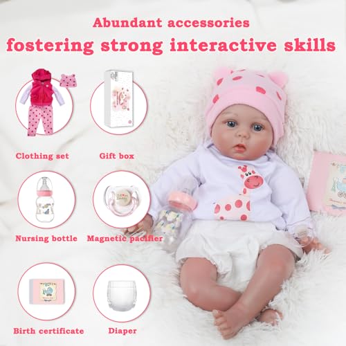 22 inches Realistic Soft Vinyl Baby Dolls F965