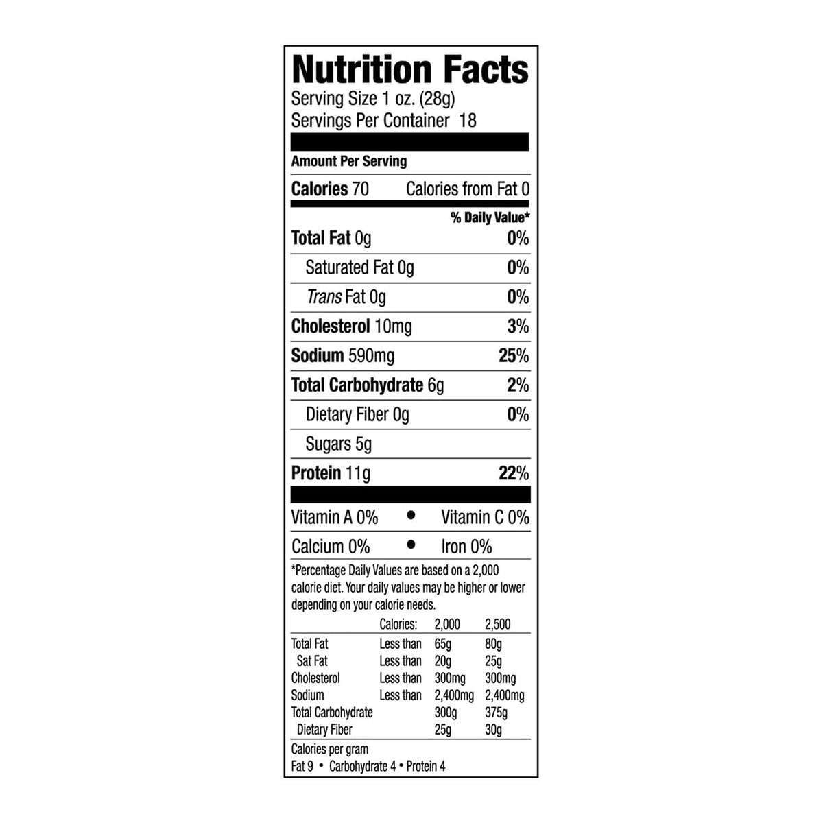Peppered Beef Jerky 18 Ounce S1009
