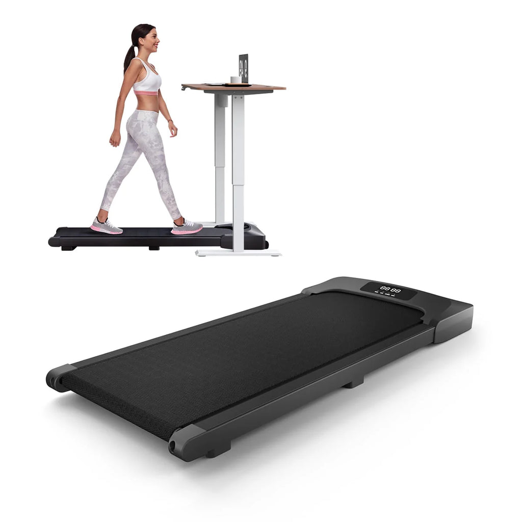 Walking Pad Under Desk Electric Treadmill White A906