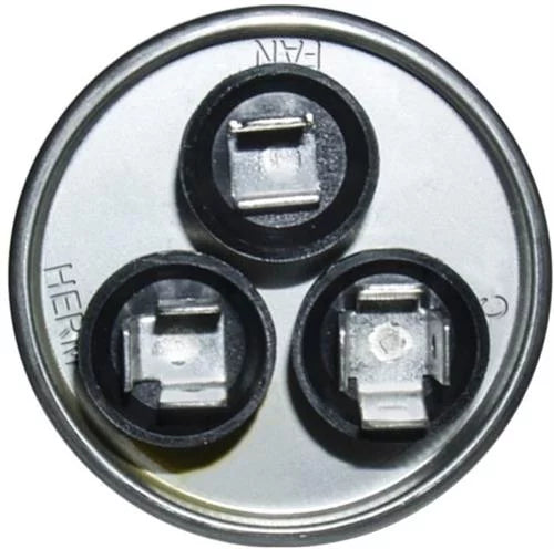 30/4 uF MFD 370 VAC Dual Round Replacement Capacitor D93411