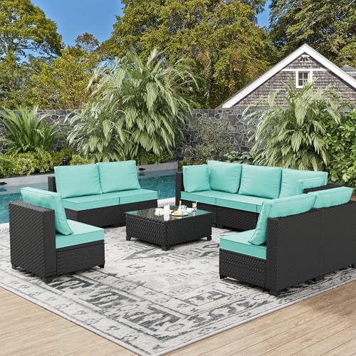 8-Person Rattan Patio Conversation Set Z70902