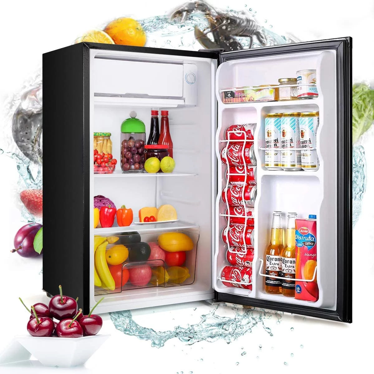 3.2CU FT Single Door Reversible Refrigerator N7520