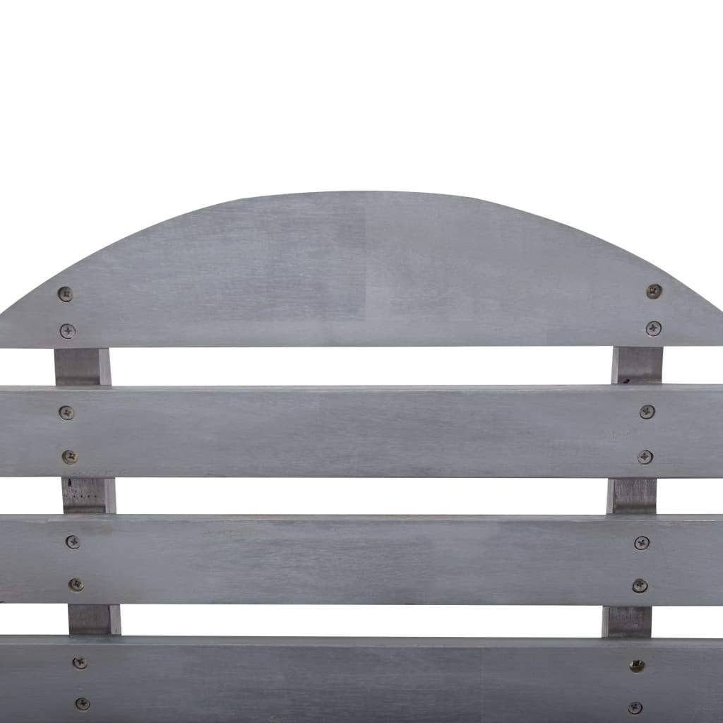Gray Solid Acacia Wood Adirondack Chair S97061