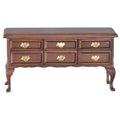 Walnut Wood Miniature Dining Huntboard Sideboard R2700