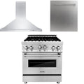30 Range All Gas, Range Hood, Dishwasher C780