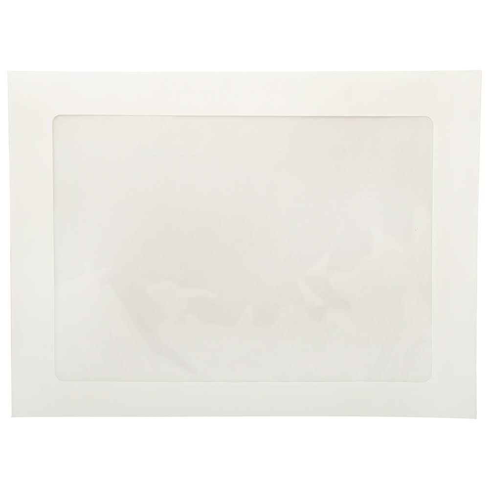 9 x 12 Booklet Window Envelope White 100/Pack Q2990