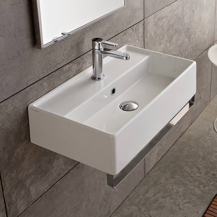 Rectangular Wall Mount Bathroom Sink A776747