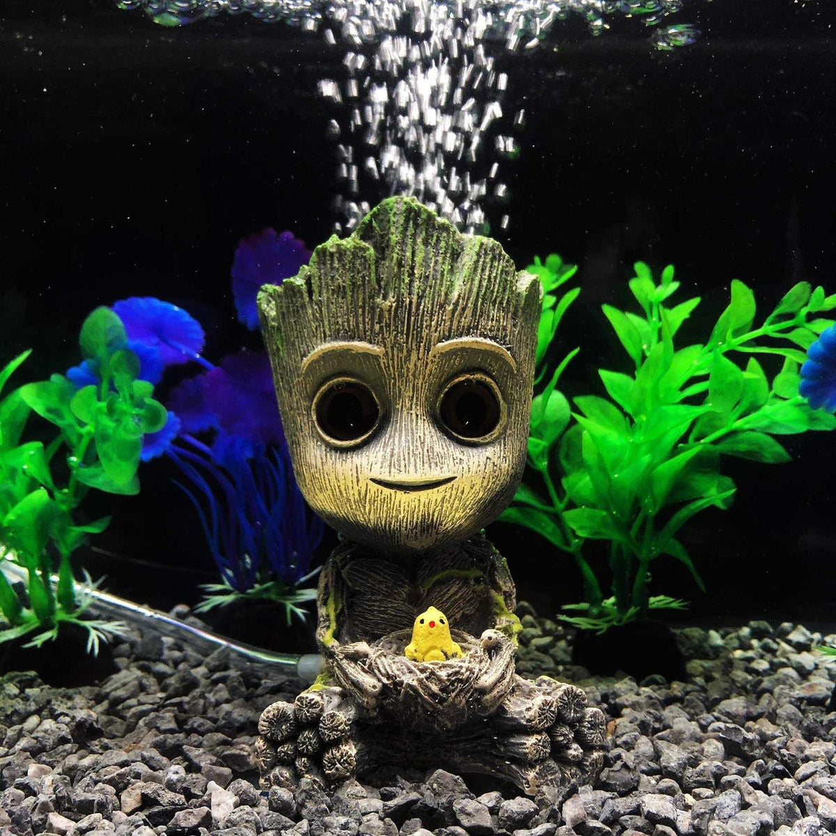 Aquarium Air Bubbler Decorations Fish Tank Air Stone Set J72958