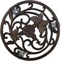 Cast Iron Butterfly Flower Garden Plant Trolley Flowerpot Holder Z49996