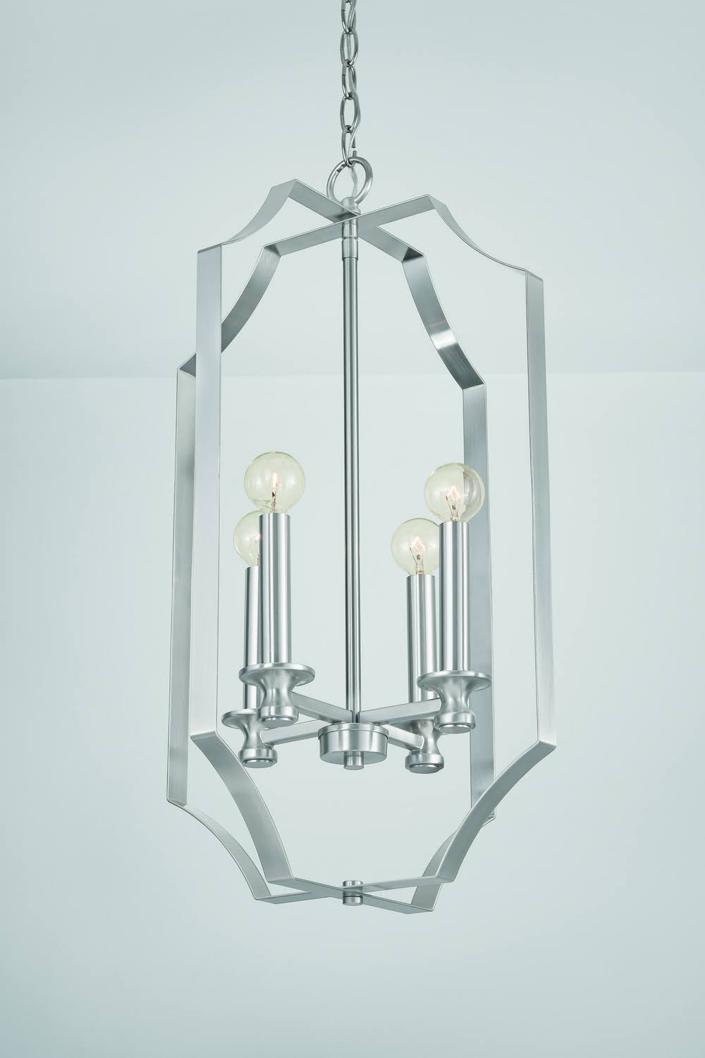 4 Light Foyer Brushed Nickel Q11087