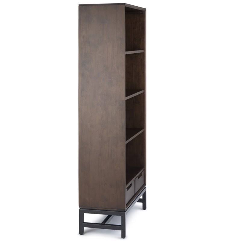 Walnut Brown Mid Century Bookcase J88449
