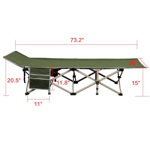 Folding Camping Cot with Carry Bag O1823