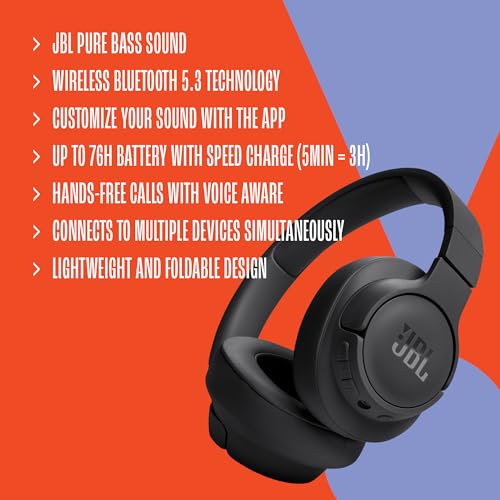 Black Wireless Over-Ear Headphones N31258
