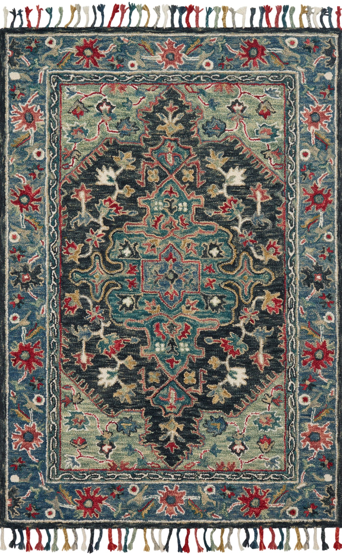 Navy Blue 9'3 x 13' Rug Q4189