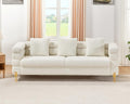 White 85 inch 3 Seat Sofa P818198