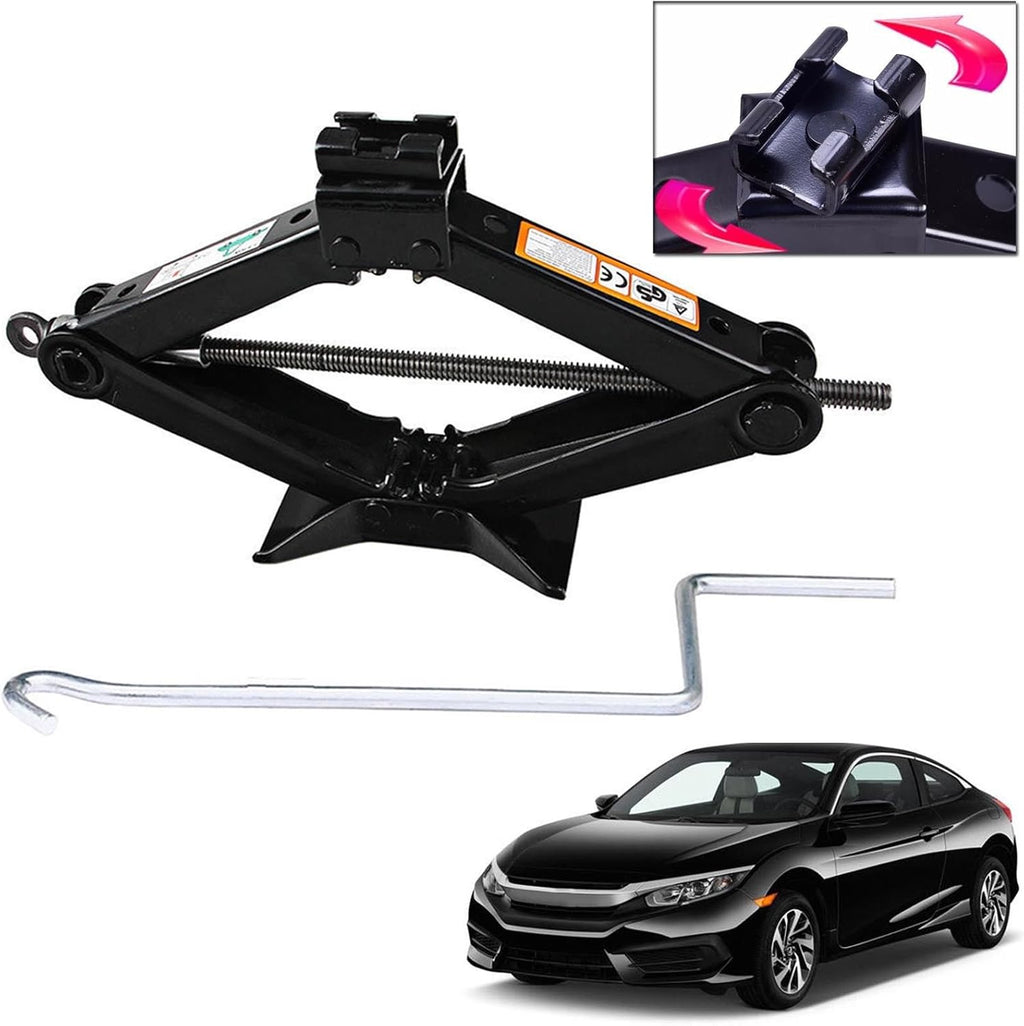 Spare Tire Tool Kit and 2 Ton Scissor Jack, Pack of 2 P3116