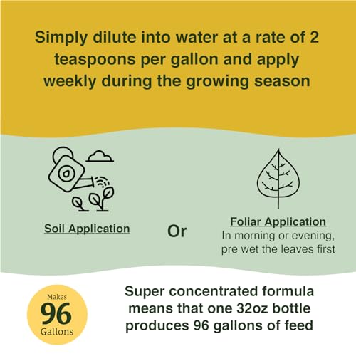 Tomato Booster Fertilizer 32oz Super Concentrated 3:8:7 Ratio H20034