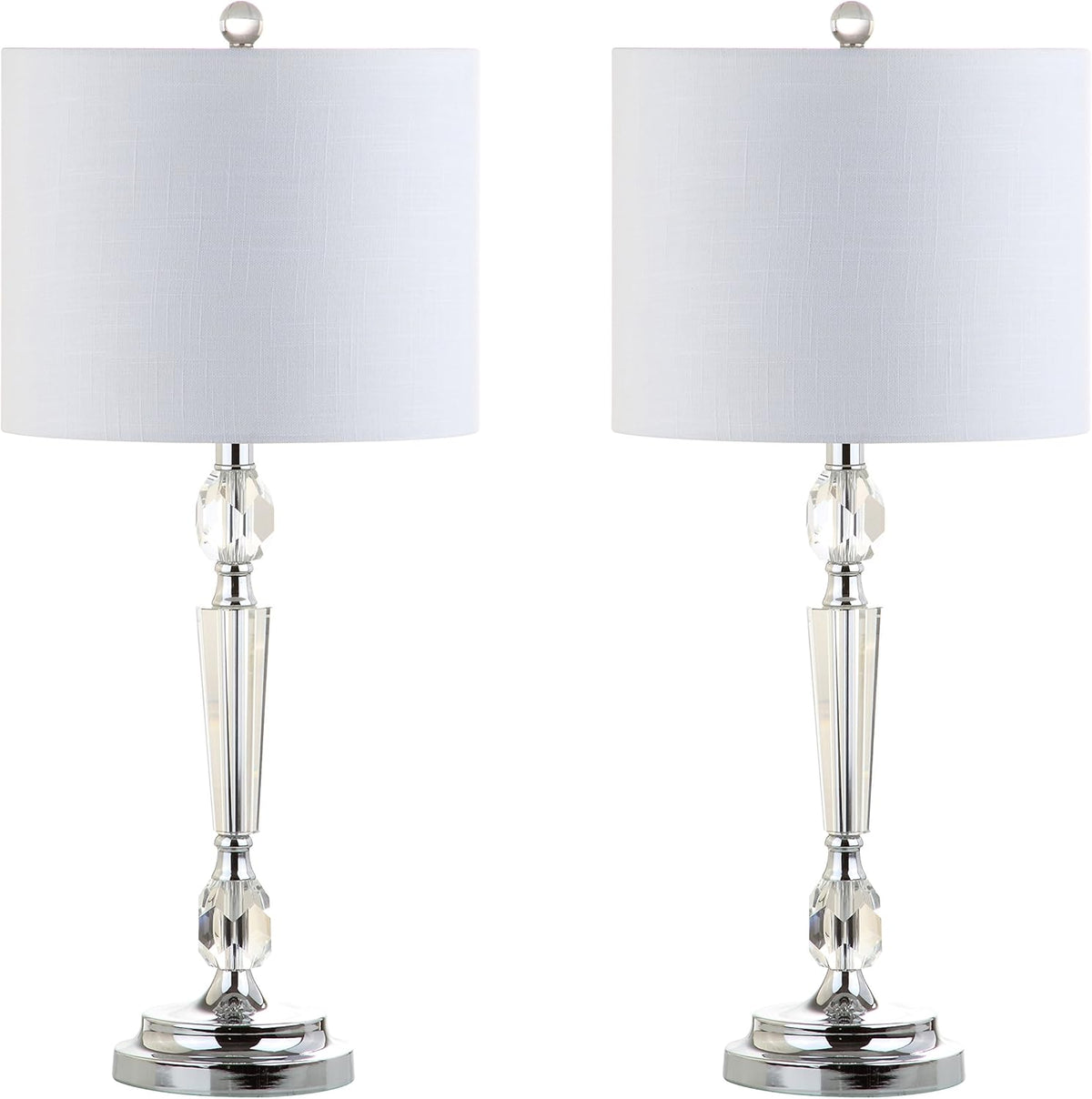 Clear Crystal LED Table Lamp Set of 2 C591