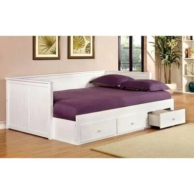 White Full Daybed G252