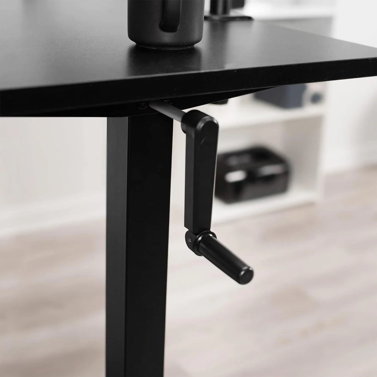 Dark Walnut 43 X 24 Inch Height Adjustable Standing Desk D783760