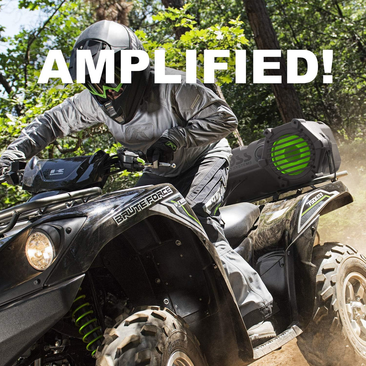 Weatherproof Sound System with 6.5 Inch Speakers and Bluetooth X45855