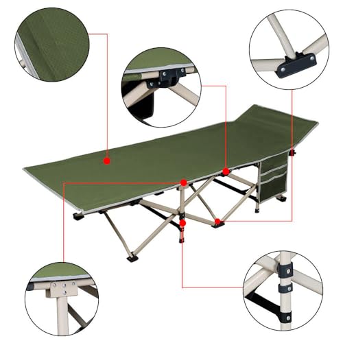 Folding Camping Cot with Carry Bag O1823