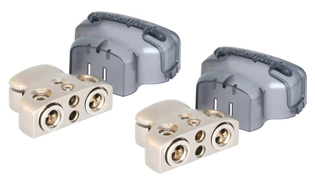 2 Rockford Fosgate RFDB1 0/1/4-Gauge 8 GA Positive/Negative Car Battery Terminal P472