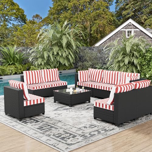 8-Person Rattan Patio Conversation Set Z70902