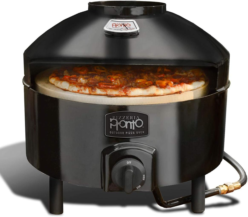 Black Outdoor Pizza Oven L893