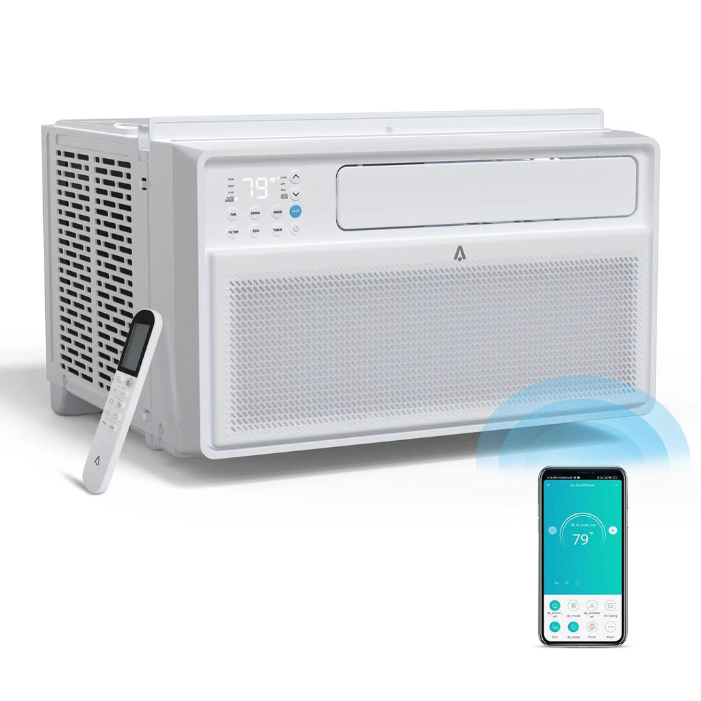 8000 BTU White Window Air Conditioner X4524