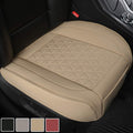 Black PU Car Seat Cover Front Seat Protector 2 Pack P2914
