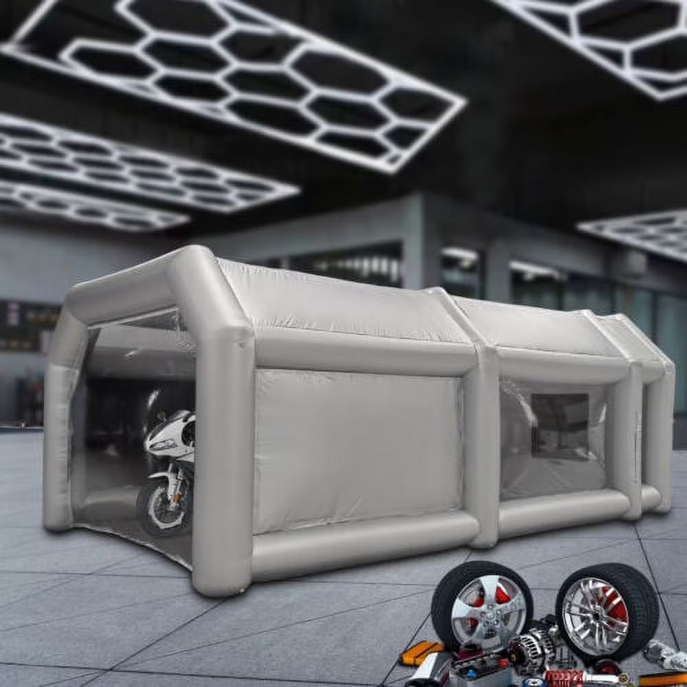 Inflatable Paint Spray Booth Work Tent with Filter System 26*15*10 Ft C244