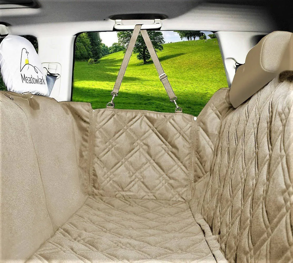 Beige Dog Seat Covers L91831