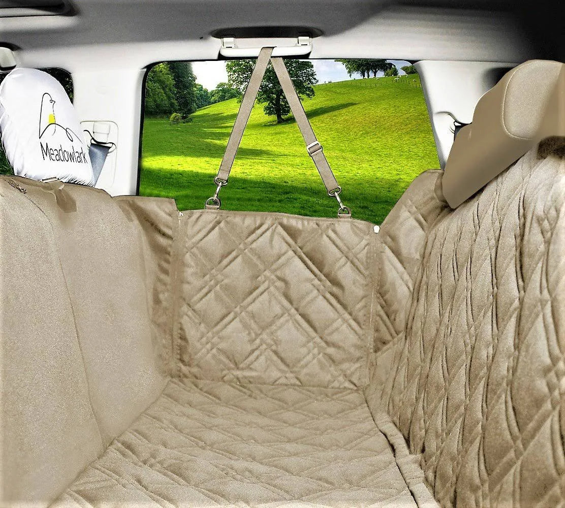 Beige Dog Seat Covers L91831