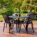 5 Pieces Cast Aluminum Patio Dining Set M238675